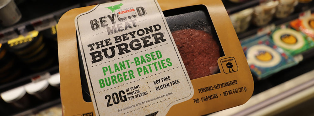 Beyond Meat Beyond Burger in retail packaging