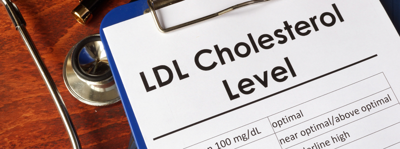Chart showing LDL cholesterol target levels