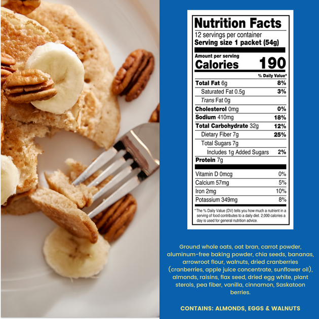 Oats & Walnut Pancake Mix