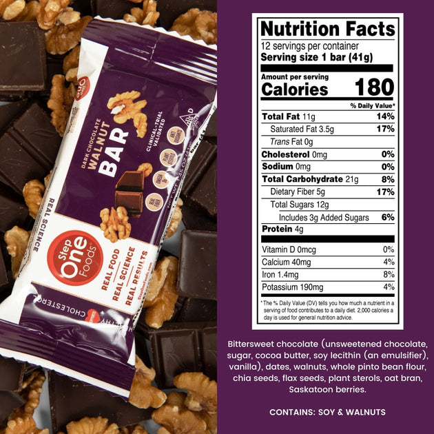 Dark Chocolate Walnut Bar