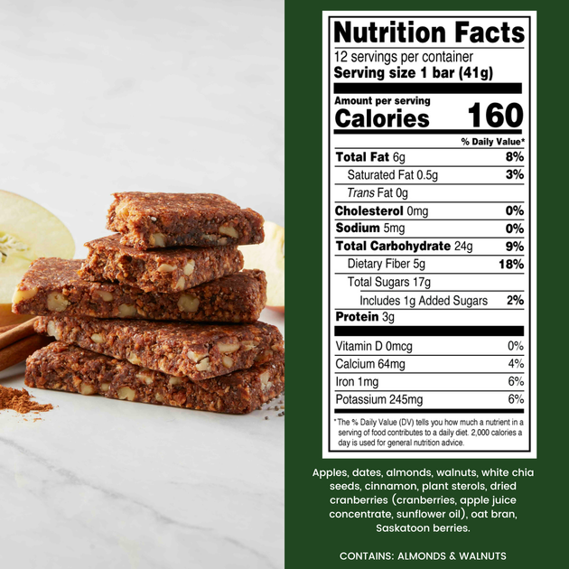 Apple Cinnamon Bar