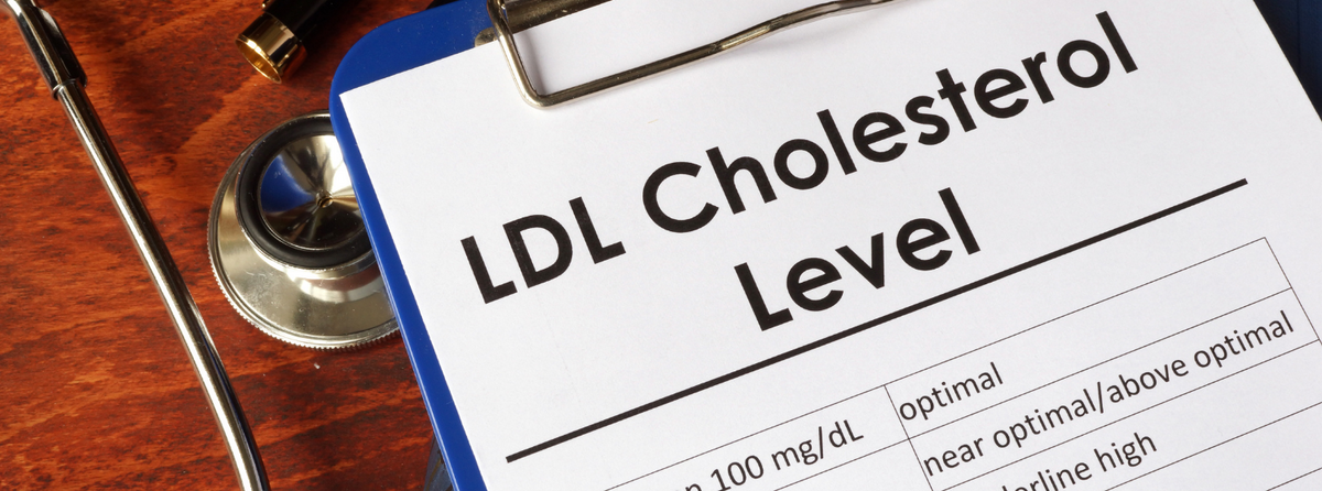 Chart showing LDL cholesterol target levels