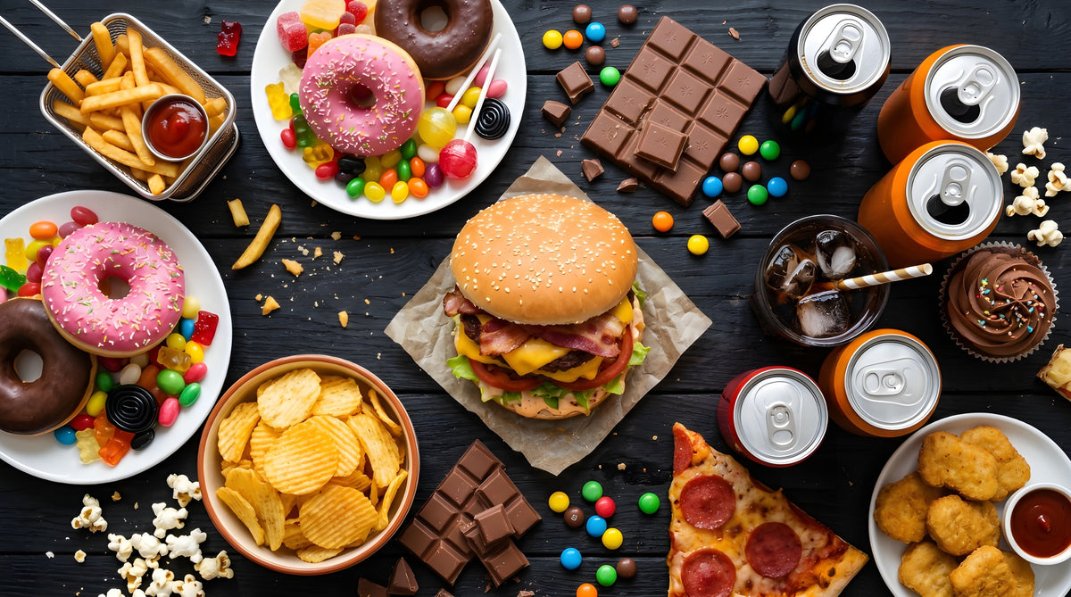 The standard American diet of processed, packaged, calorie-dense foods