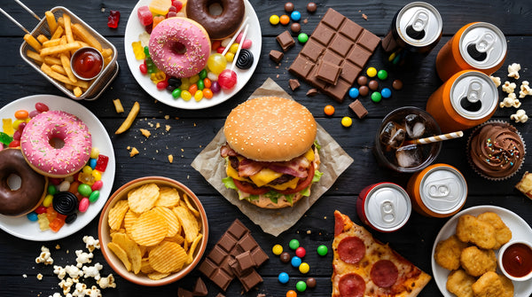 The standard American diet of processed, packaged, calorie-dense foods