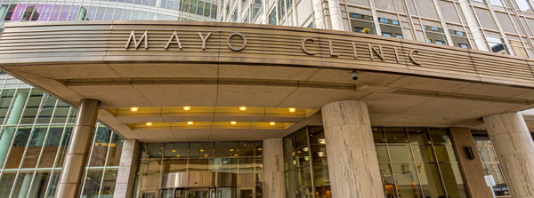 A plate of fresh vegetables, fruit, and whole grains representing the Mayo Clinic Diet