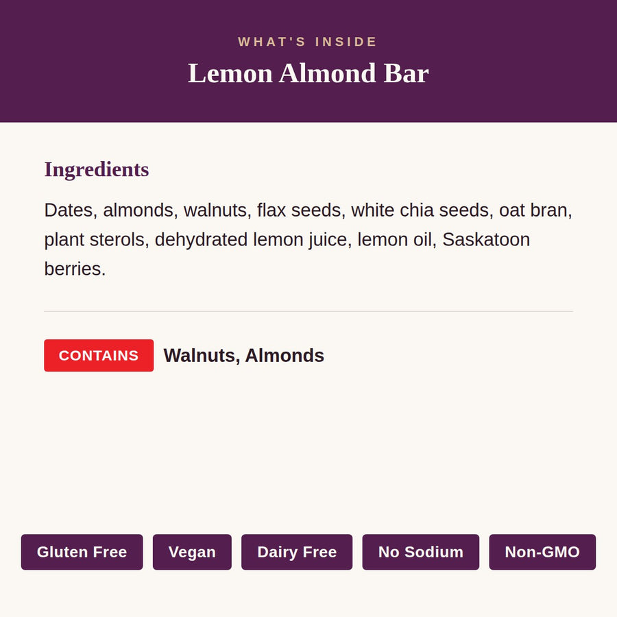 Lemon Almond Bar
